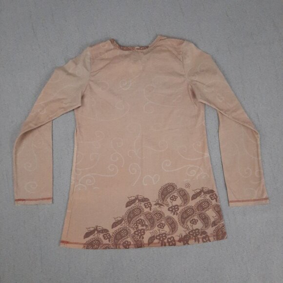 Little Mass Girls Outfit 6 Brown Corduroy Flare Pants & Top Y2K Boho - Picture 4 of 16